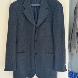 Kenzo Homme Charcoal Textured Men's Blazer